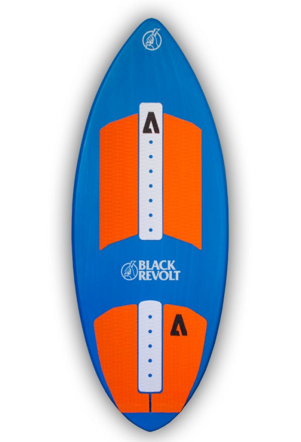 black revolt dagger wakesurf board bleu