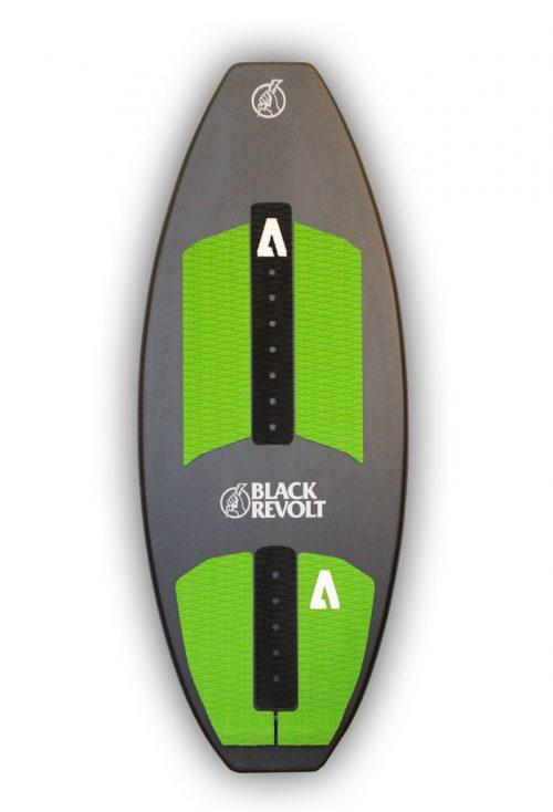 black revolt cutlass skim carbone pads vert et noir
