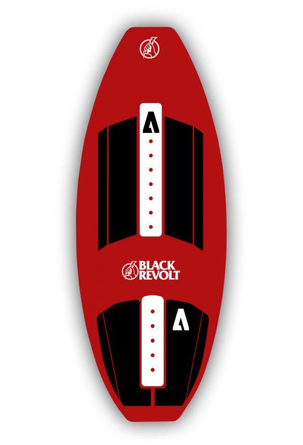 black revolt cutlass skim rouge 4'5 top de black revolt wakesurf