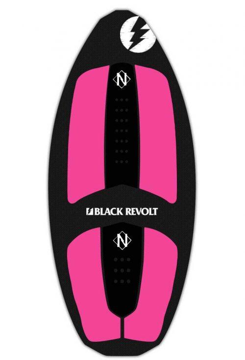 black revolt stiletto carbon wakesurf board top