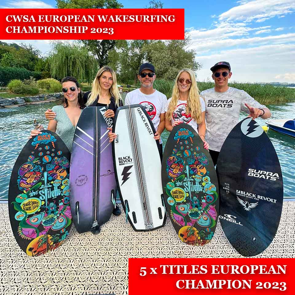 5 times european wakesurf champion 2023