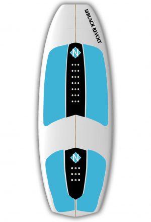 hammer surf black revolt wakesurf top blue black traction