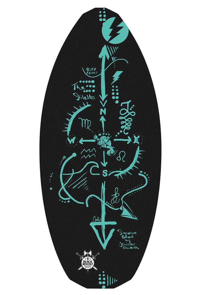 siletto-carbon-pro-2026-wakesurf-board-bottom