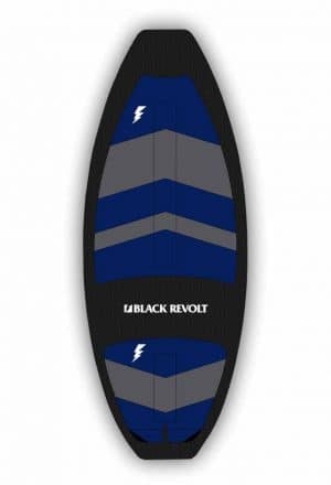 black revolt cutlass carbon skim bottom blue traction