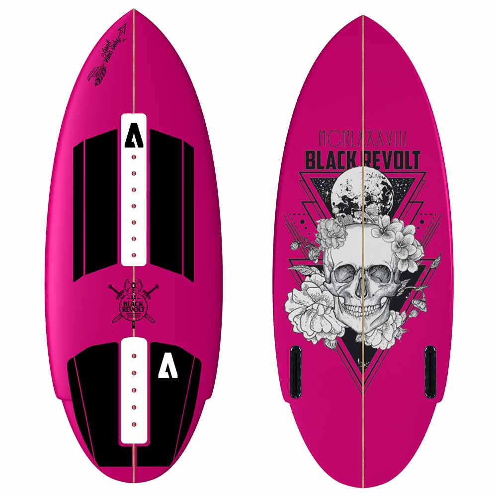 custom wakesurf black revolt florence pink hatchet