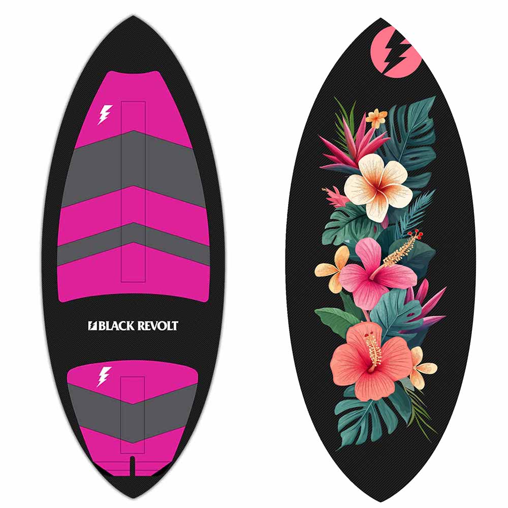 custom wakesurf black revolt elisabetch flower dagger