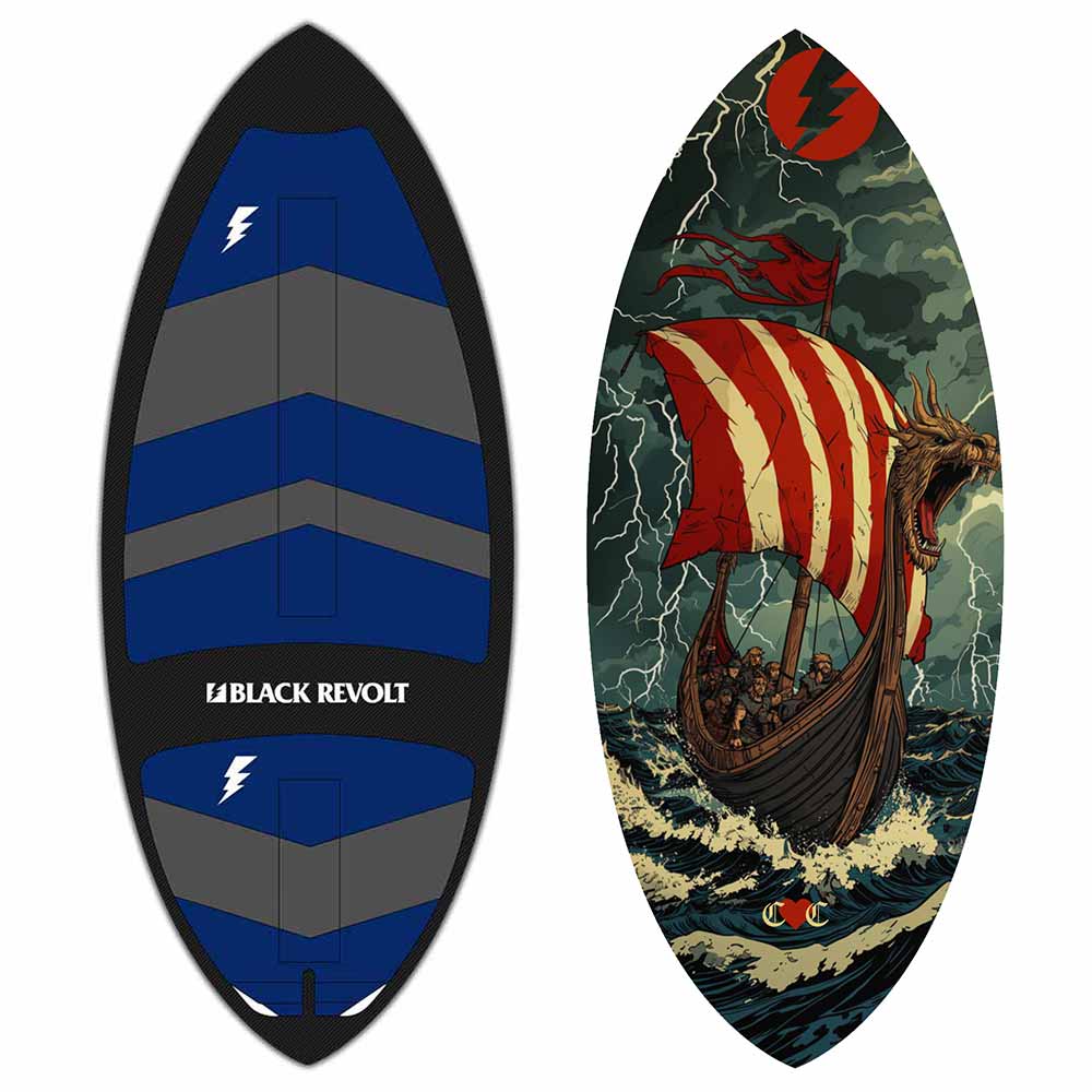 custom wakesurf black revolt magalie drakkar dagger
