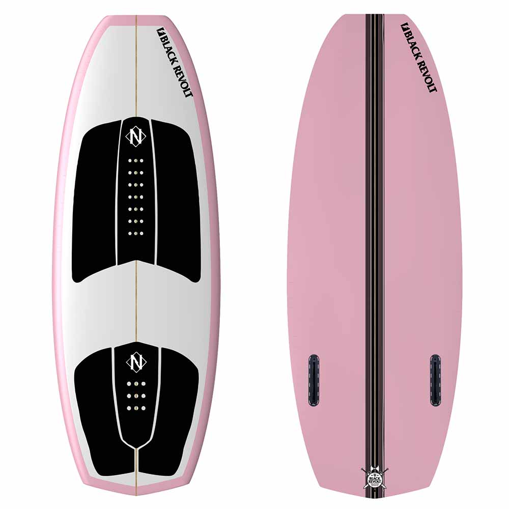 custom wakesurf black revolt pink hammer